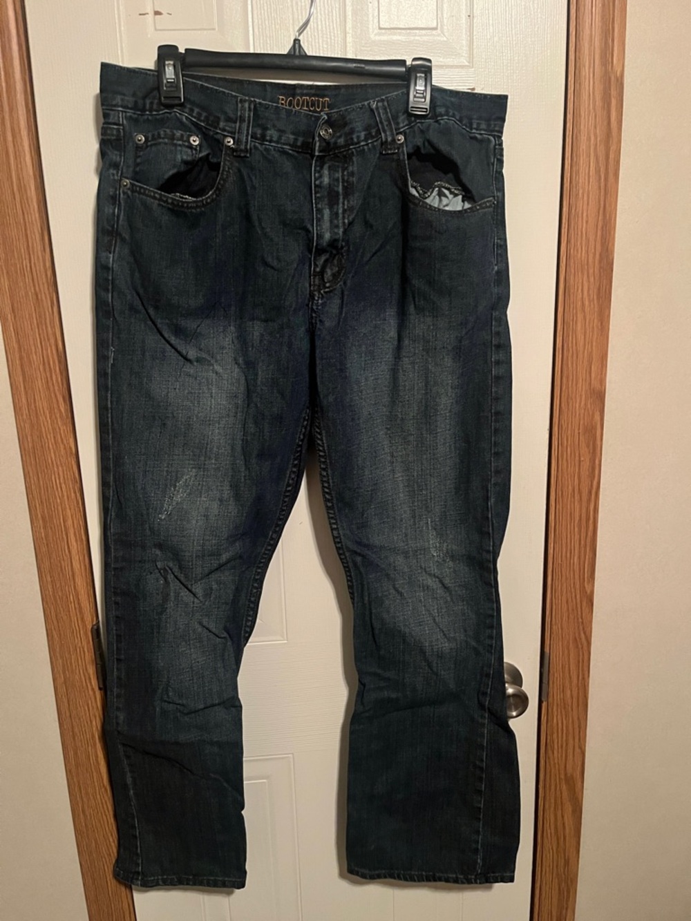 Route 66 Men’s Dark Wash Bootcut Jeans